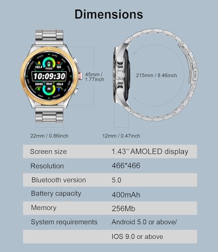 Smartwatch Masculino LIGE-2 Pulseiras Incluídas