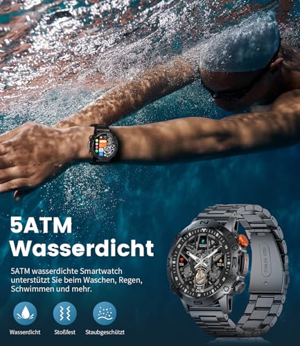 Smartwatch LIGE Masculino-2 Pulseiras Incluídas