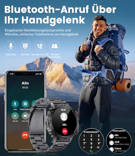Smartwatch LIGE Masculino-2 Pulseiras Incluídas