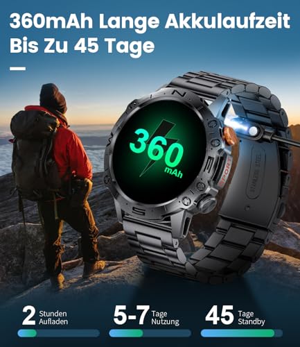 Smartwatch LIGE Masculino-2 Pulseiras Incluídas