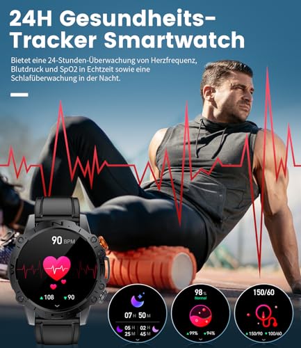 Smartwatch LIGE Masculino-2 Pulseiras Incluídas