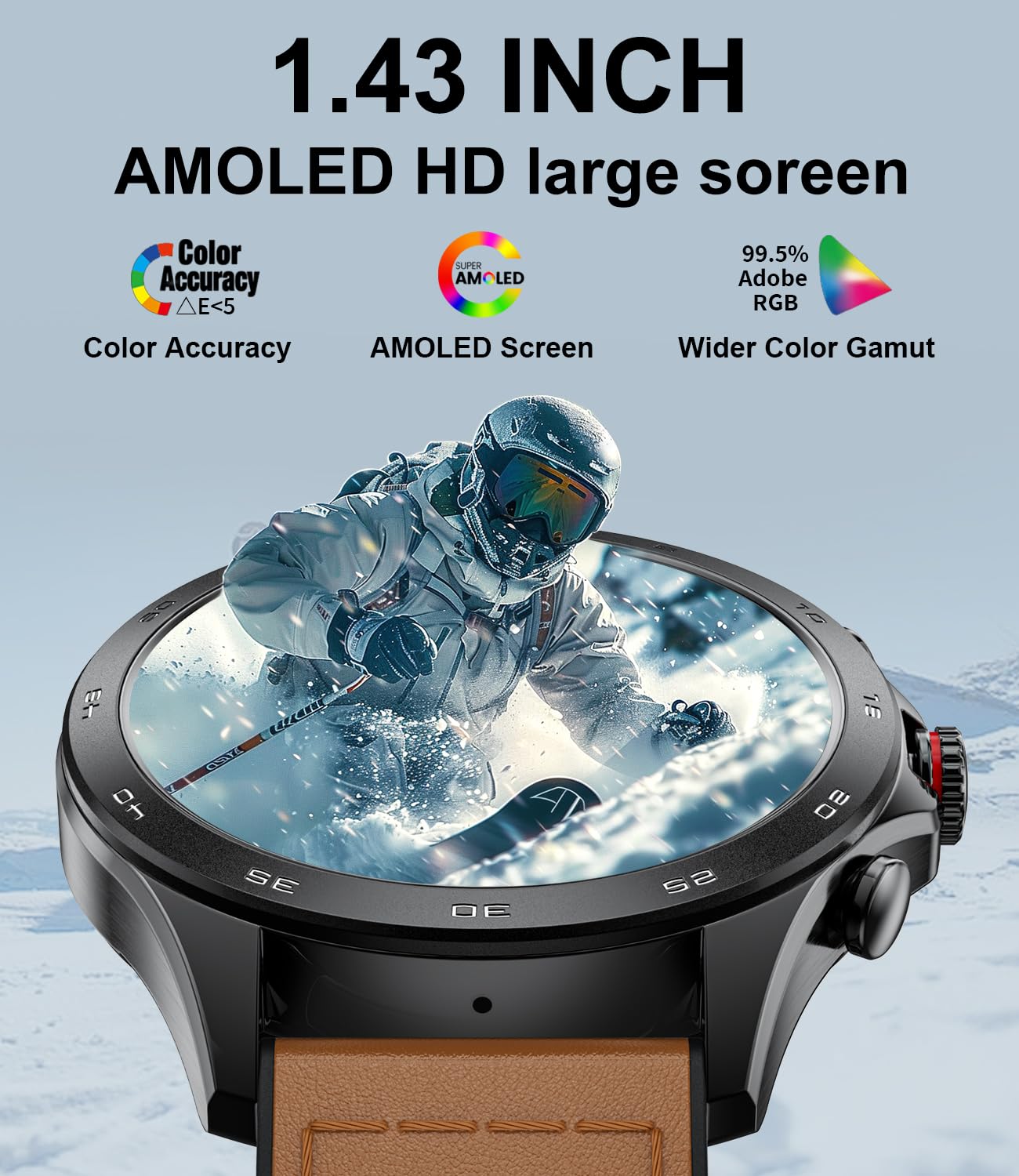 Smartwatch Masculino LIGE-2 Pulseiras Incluídas