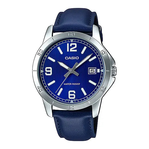 Casio MTP – Pulseira de Pele Genuína