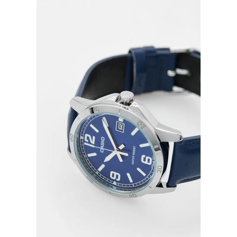 Casio MTP – Pulseira de Pele Genuína