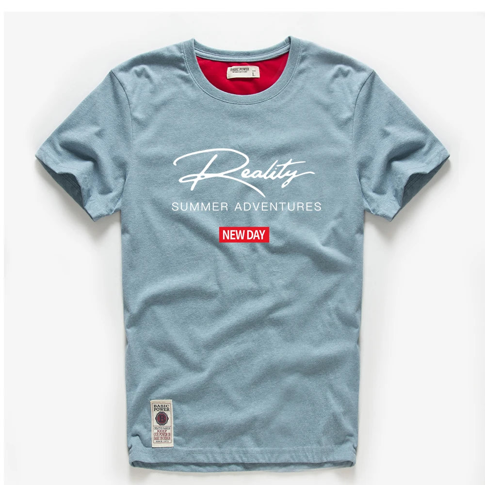 T-Shirt Algodão Summer Adventures | Alta Qualidade