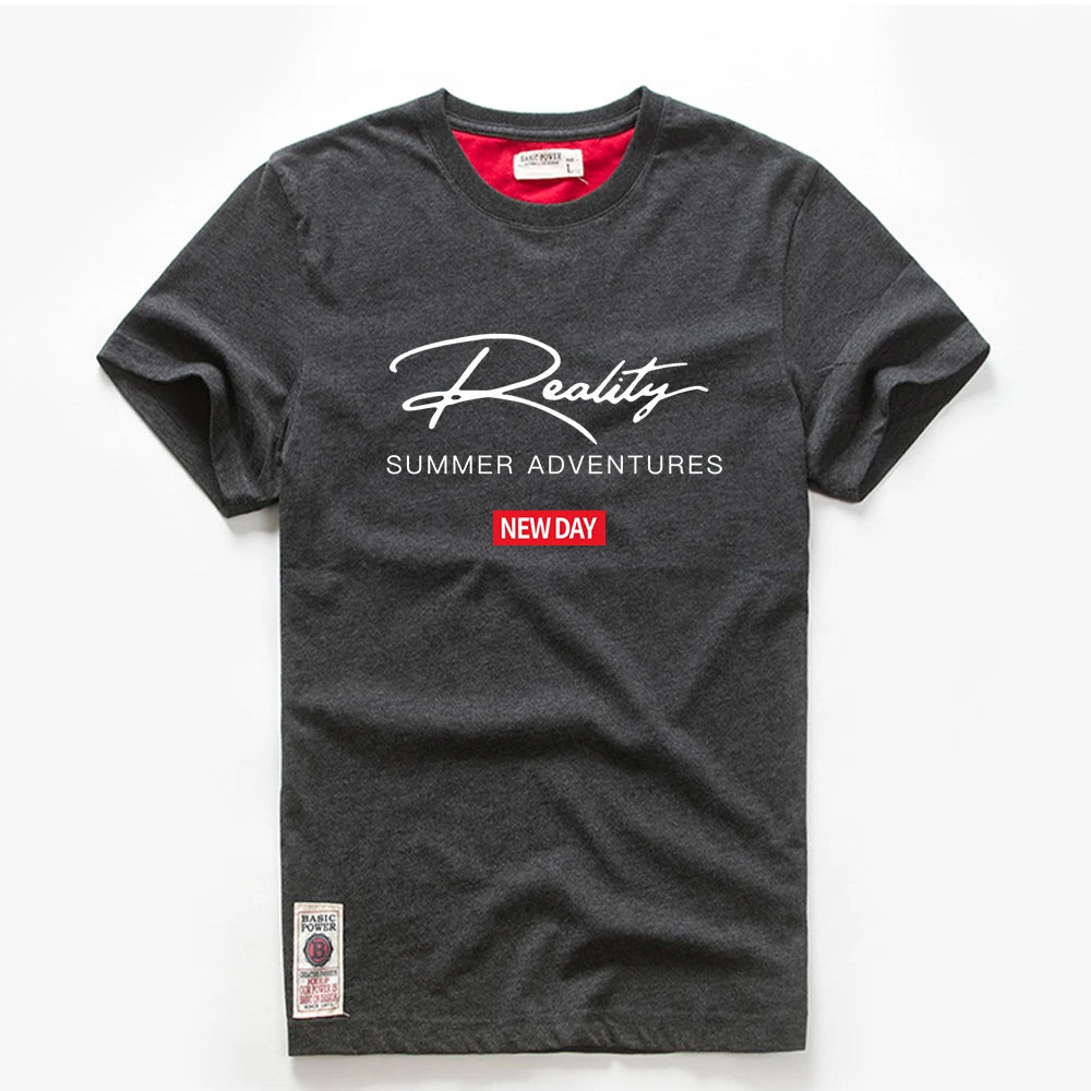T-Shirt Algodão Summer Adventures | Alta Qualidade