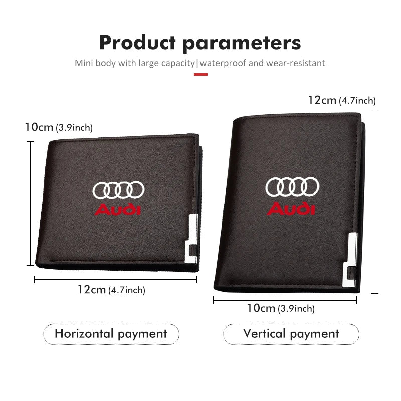 Carteira Audi Couro Genuíno