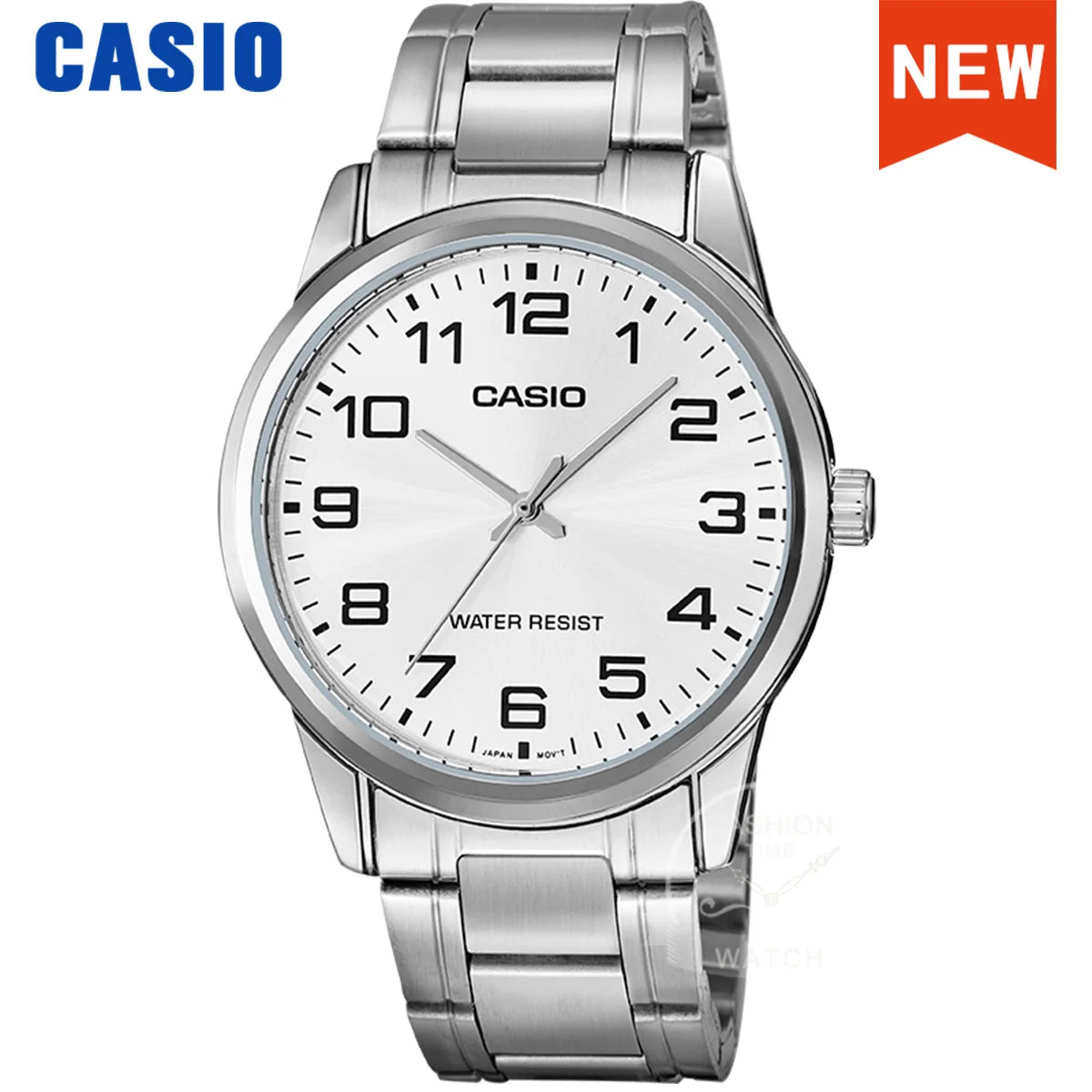 Casio MTP-V001 – Pulseira de Pele Genuína