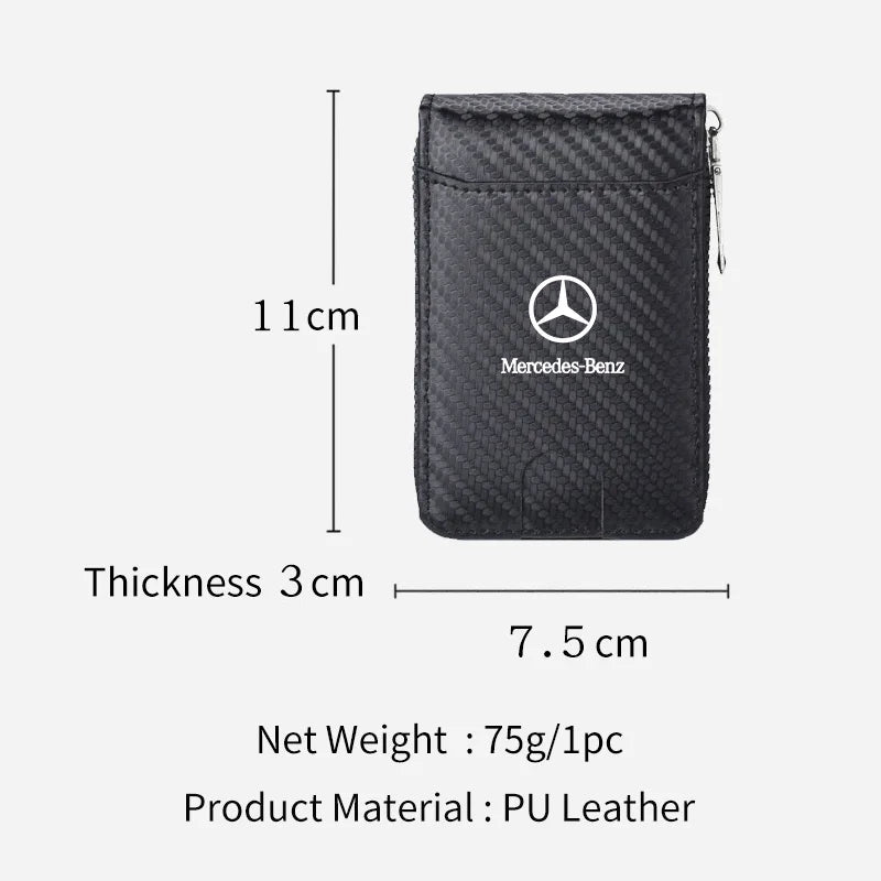Carteira Mercedes-Benz Fibra de Carbono – RFID