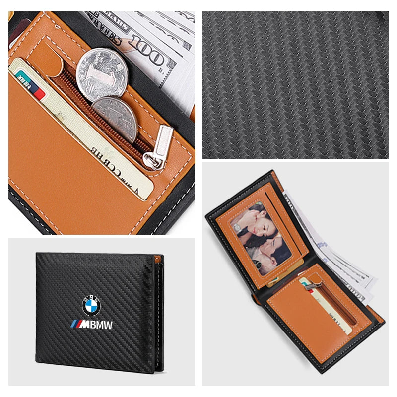BMW Carteira de Fibra de Carbono