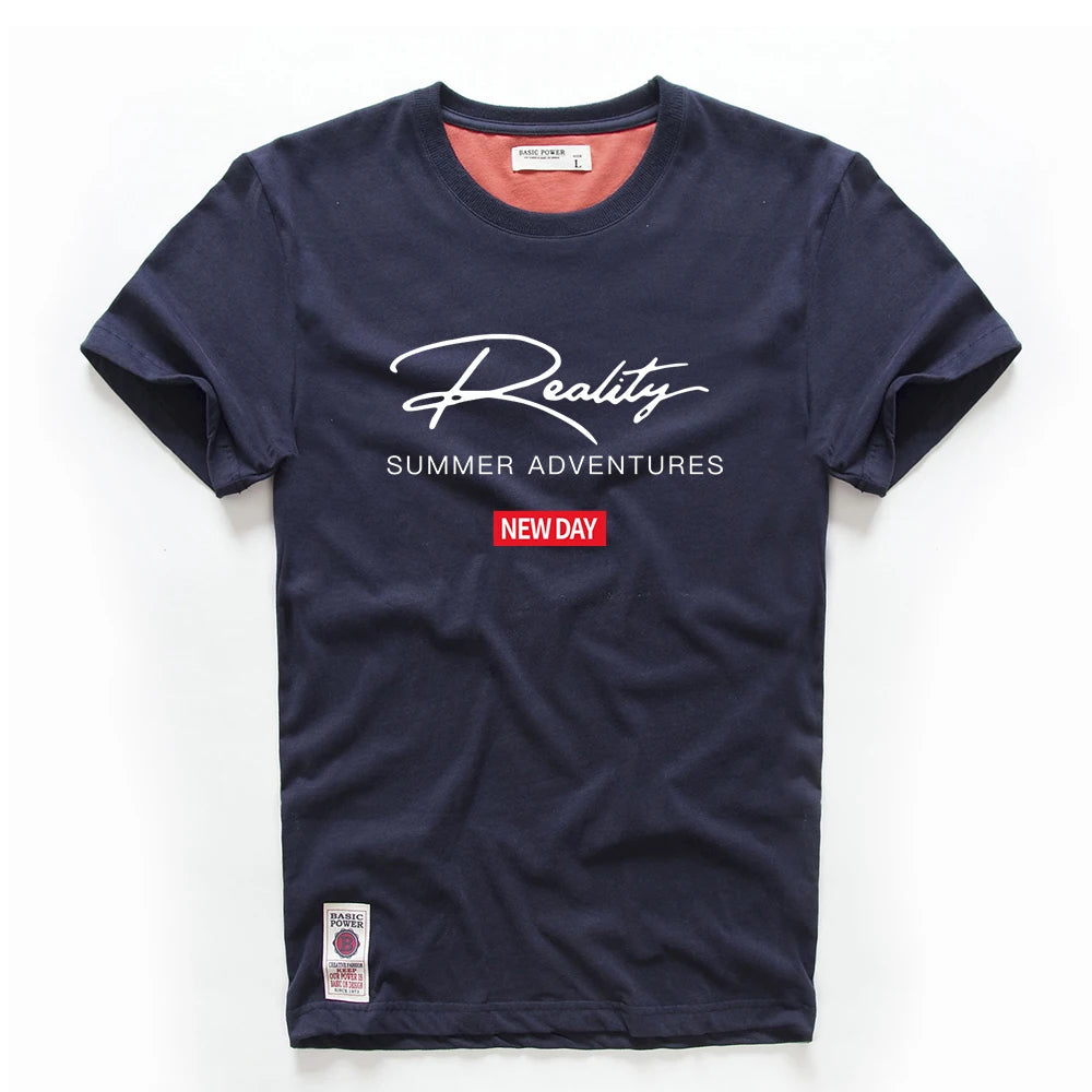 T-Shirt Algodão Summer Adventures | Alta Qualidade