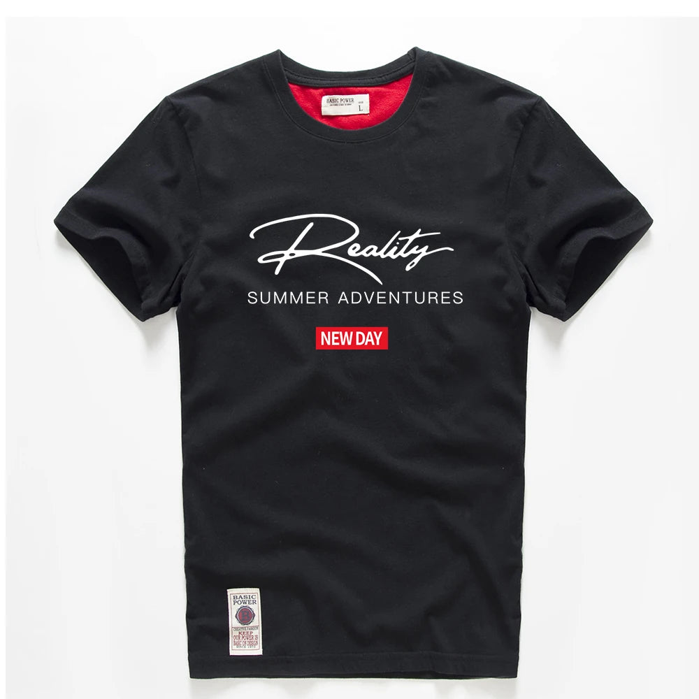 T-Shirt Algodão Summer Adventures | Alta Qualidade