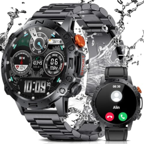 Smartwatch LIGE Masculino-2 Pulseiras Incluídas