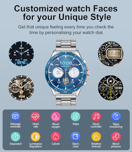 Smartwatch Masculino LIGE-2 Pulseiras Incluídas