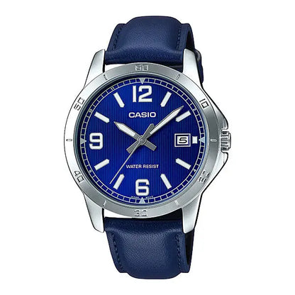 Casio MTP – Pulseira de Pele Genuína