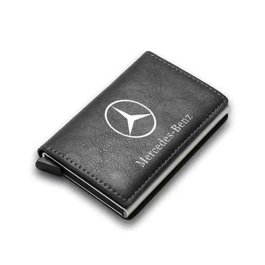 Mercedes-Benz Carteira de Pele Genuína RFID