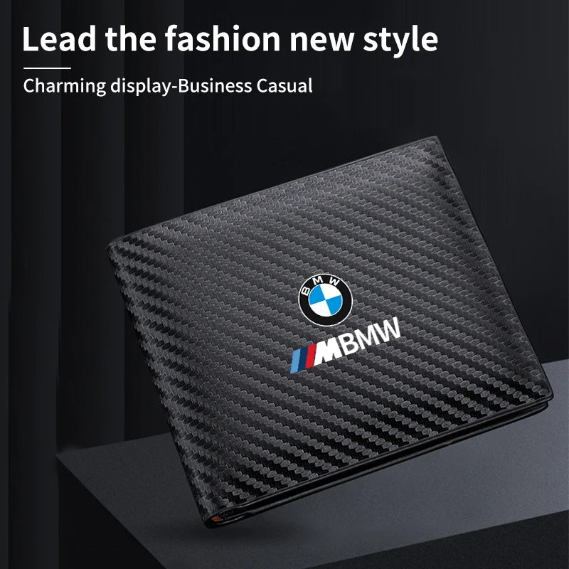 BMW Carteira de Fibra de Carbono