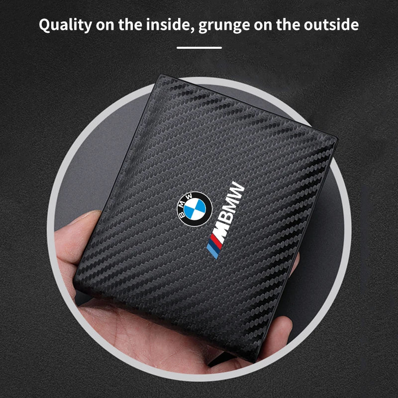BMW Carteira de Fibra de Carbono