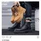 Martin Autumn Men's Luxury Boots Comfortable Breathable Waterproof Men's Shoes Fashionable Men's Work Boots Motorcycle Boots