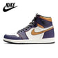 Retro High Nike Air Jordan 1 Obsidian Men's Basketball