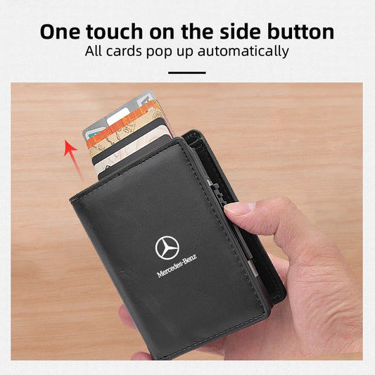 Mercedes Benz Rfid Wallet Leather 