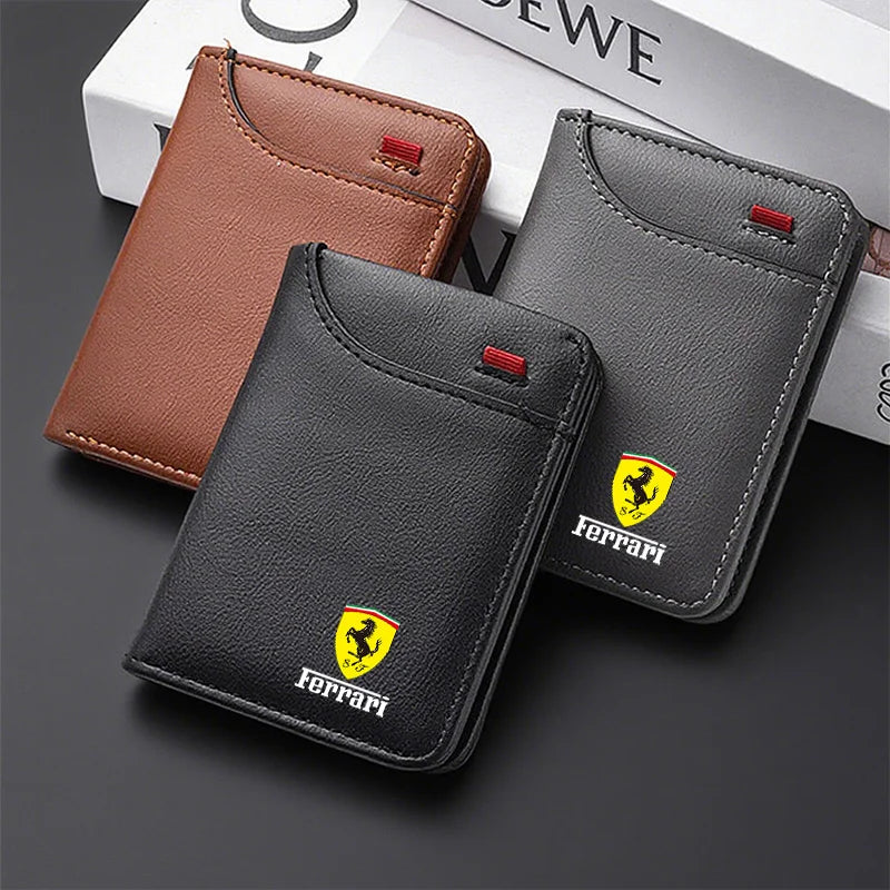 Carteira Ferrari Couro Genuíno - Qualidade Premium