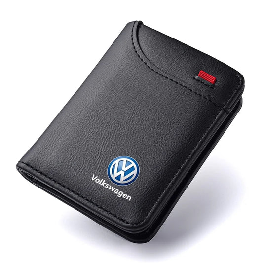 Carteira Volkswagen em Couro – Presente Perfeito para Fãs de Carros