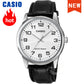 Casio MTP-V001 – Pulseira de Pele Genuína