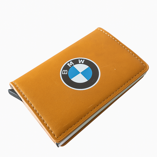 Carteira Bmw de couro Genuíno - Proteção Rfid